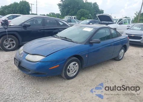 2002 Saturn S-Series Sc1 из США, поврежденный, VIN 1G8ZN12802Z237999